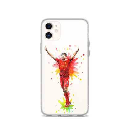 Liverpool Steven Gerrard Vintage Clear Case for iPhone® - The 90+ Minute