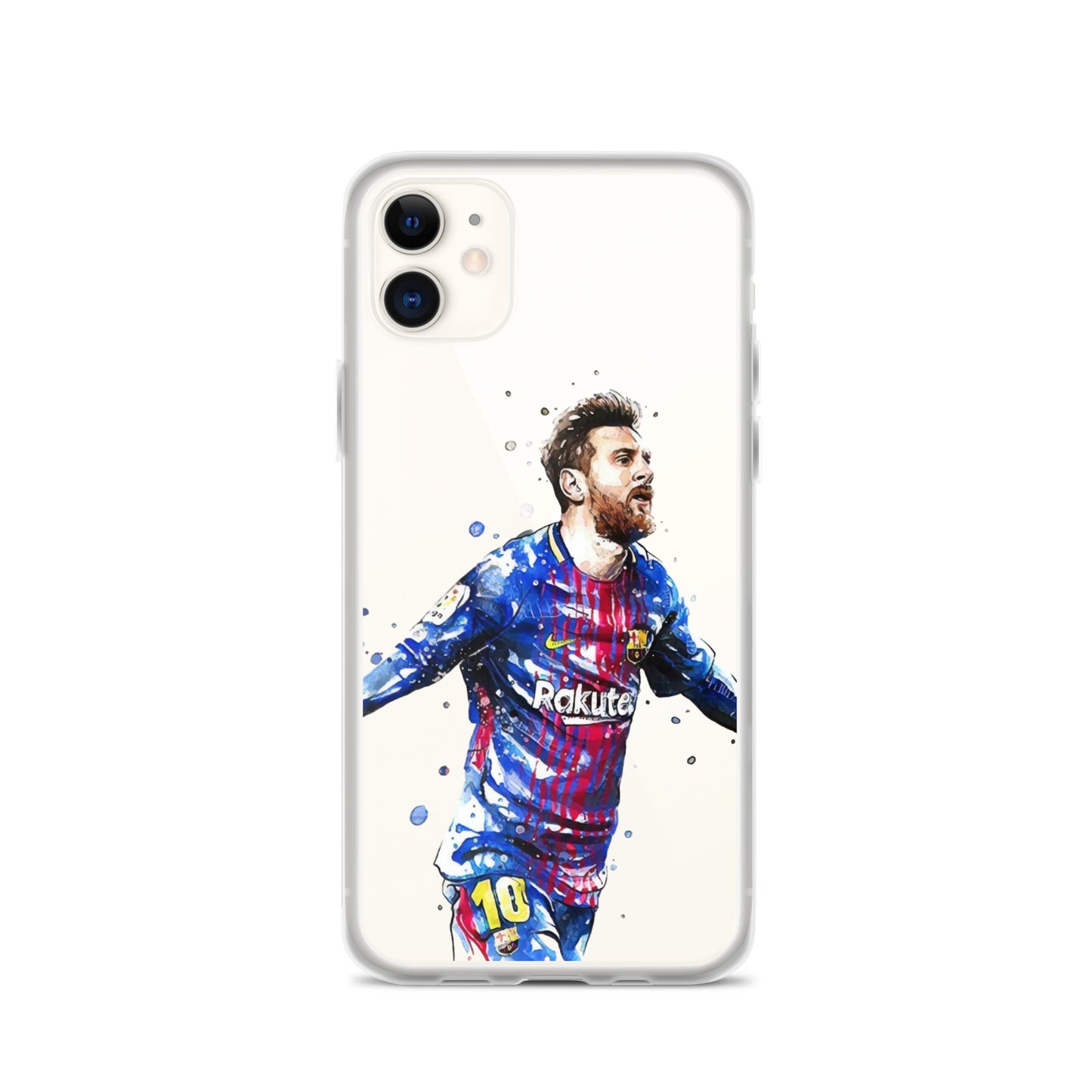 Lionel Messi Barca Vintage Clear Case for iPhone®