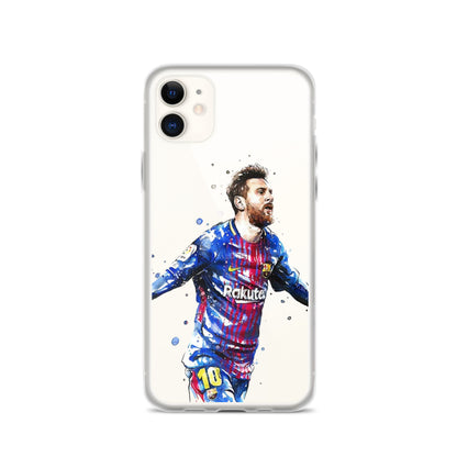 Lionel Messi Barca Vintage Clear Case for iPhone®