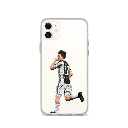 Dybala Mask Juve Clear Case for iPhone®