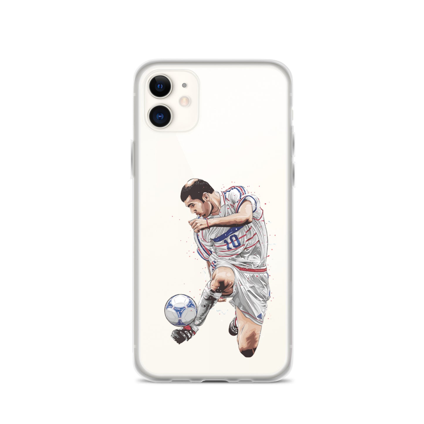 Zizou France Clear Case for iPhone®