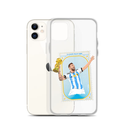 Messi's Lucky stamp ARG Clear Case for iPhone® - The 90+ Minute