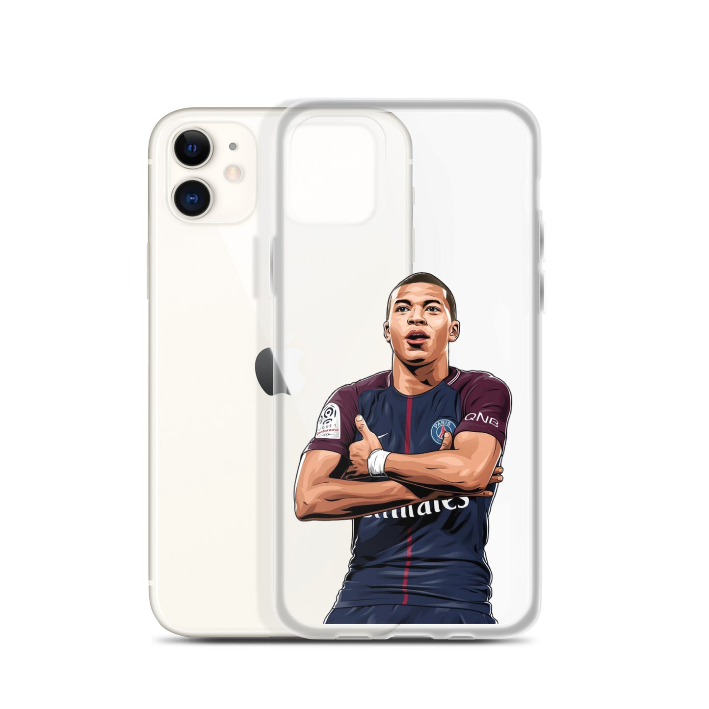 Mbappe Goal Celebration Clear Case for iPhone®