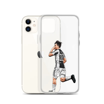 Dybala Mask Juve Clear Case for iPhone®
