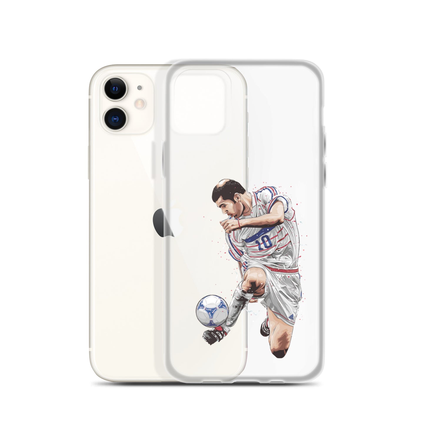 Zizou France Clear Case for iPhone®