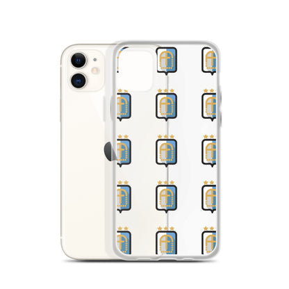 Argentina Vintage Logo 3 Stars Clear Case for iPhone®