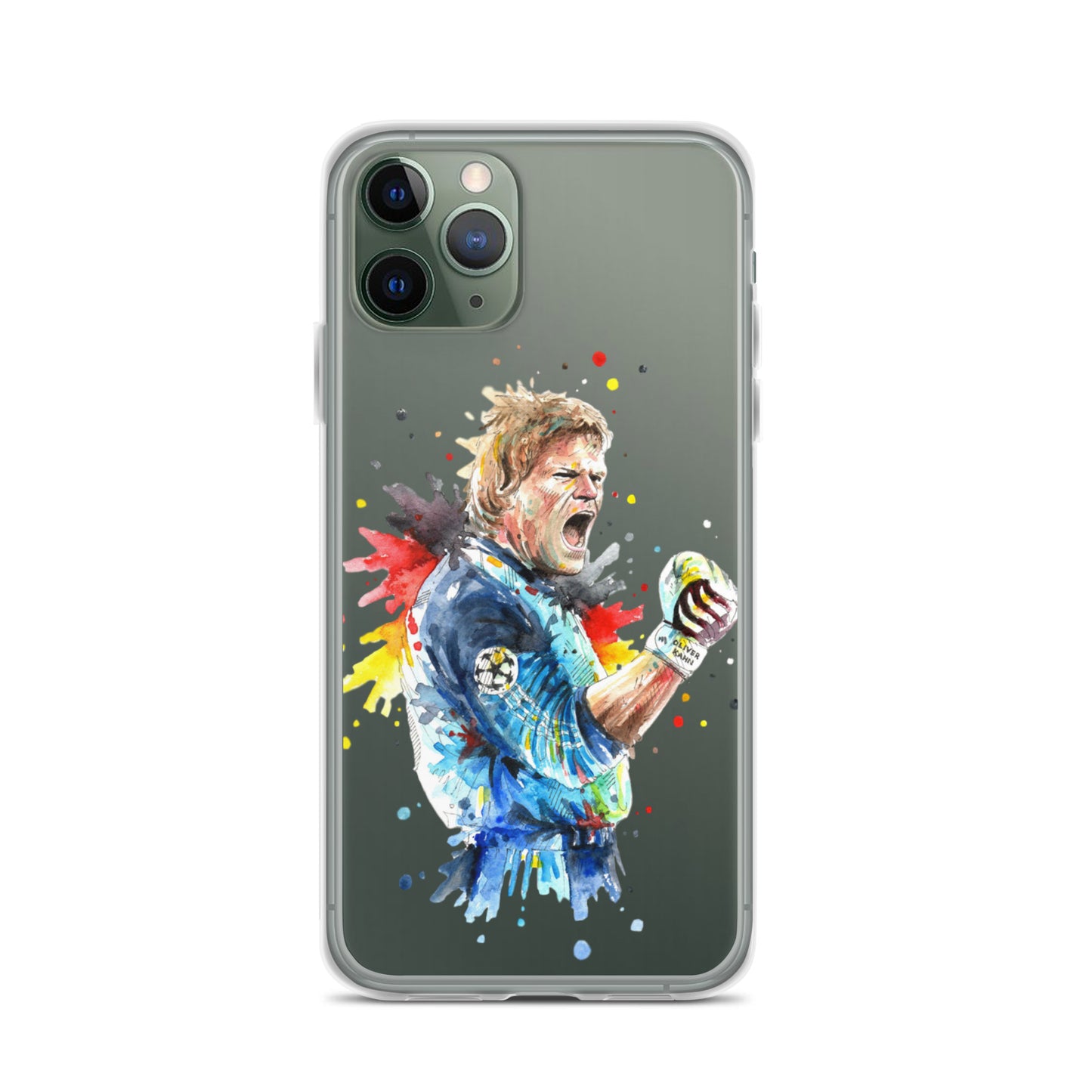 Germany Oliver Kahn Vintage Clear Case for iPhone® - The 90+ Minute