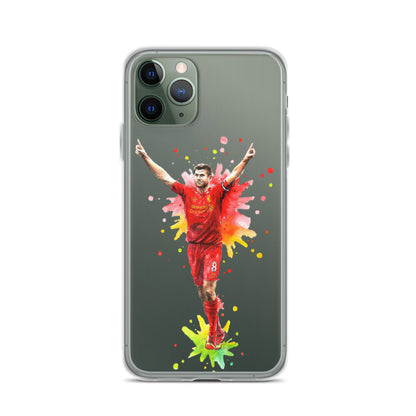 Liverpool Steven Gerrard Vintage Clear Case for iPhone® - The 90+ Minute