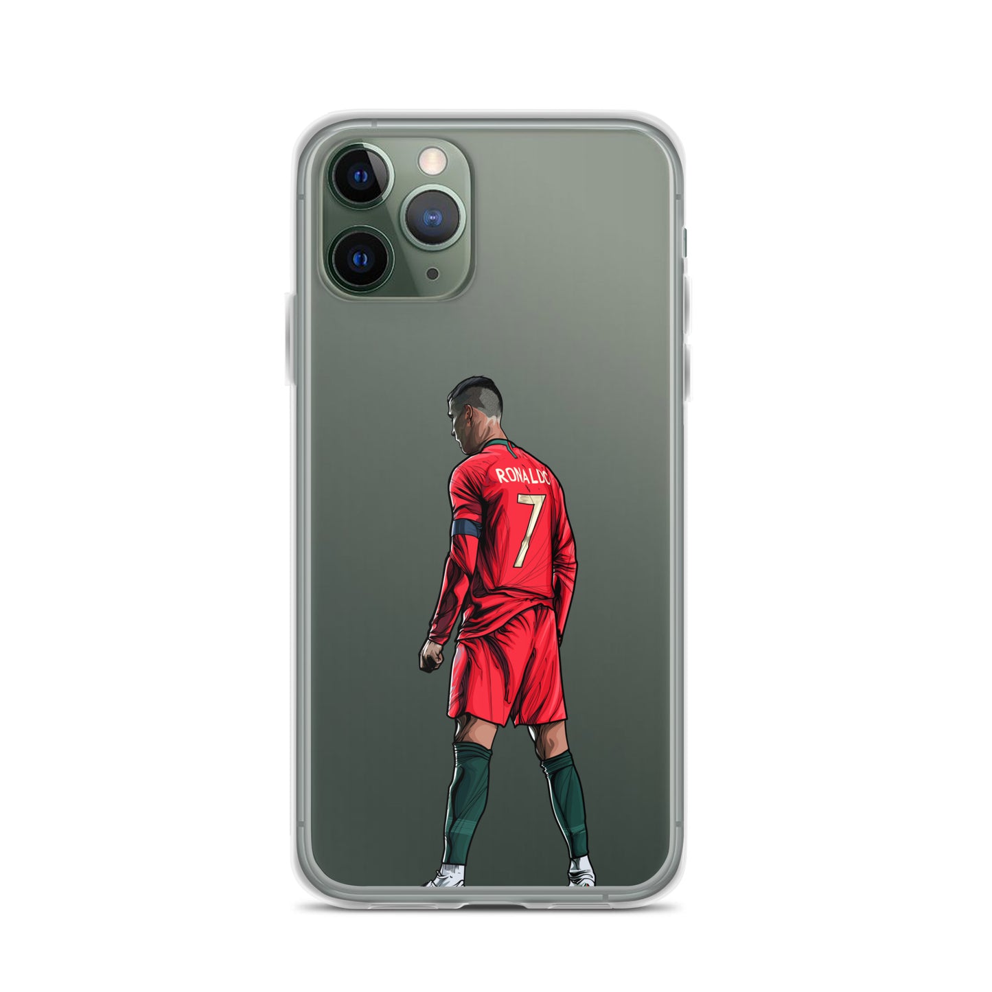 CR7 Free Kick Pose Portugal Clear Case for iPhone®