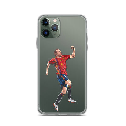 Iniesta Spain Winner Clear Case for iPhone® - The 90+ Minute