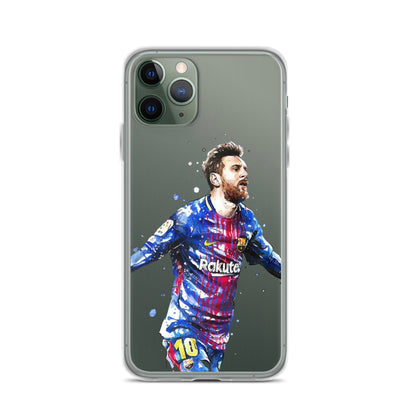 Lionel Messi Barca Vintage Clear Case for iPhone®