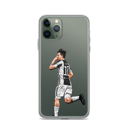 Dybala Mask Juve Clear Case for iPhone®