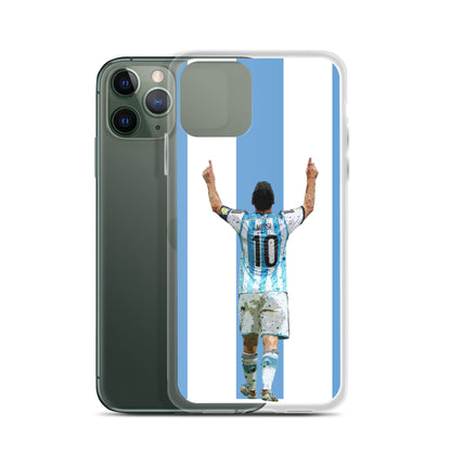 Messi Celebration Argentina Clear Case for iPhone® - The 90+ Minute