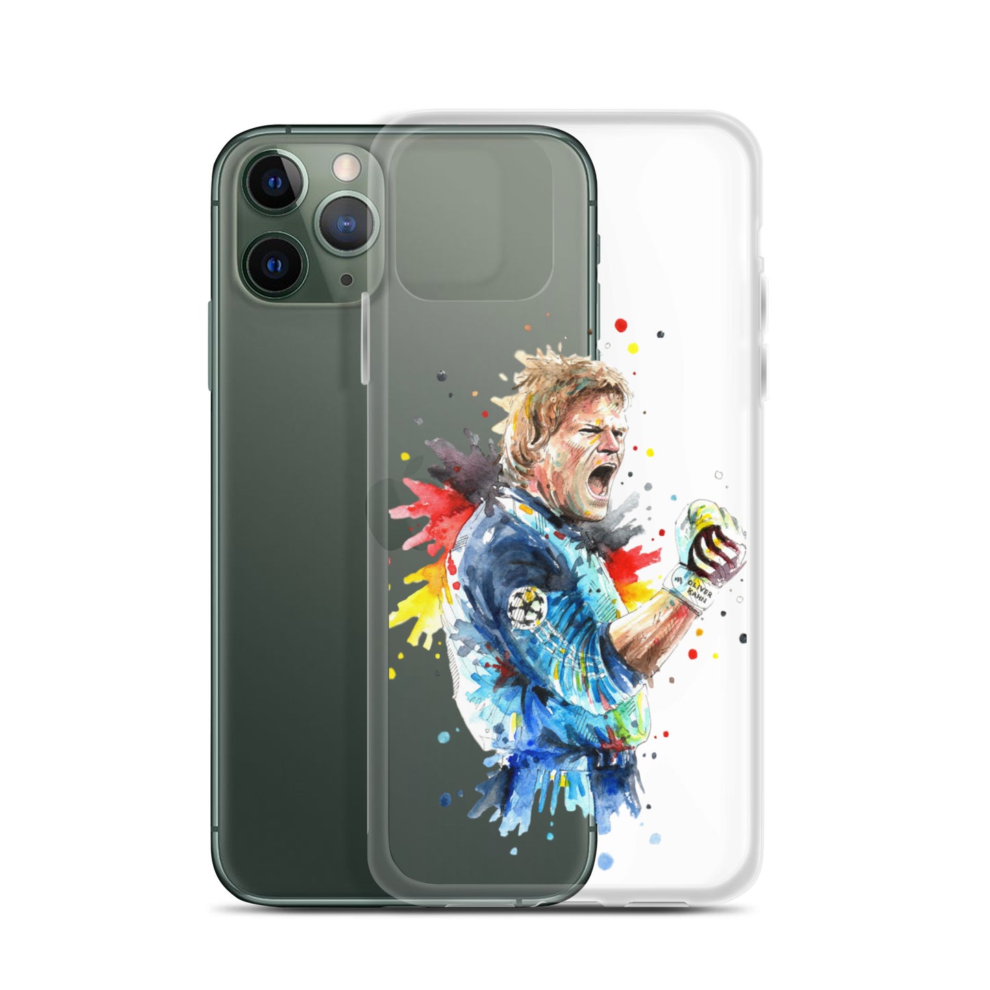 Germany Oliver Kahn Vintage Clear Case for iPhone® - The 90+ Minute