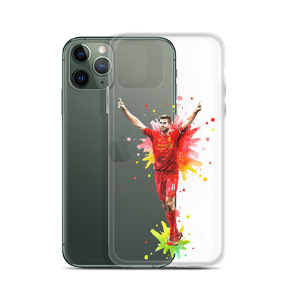 Liverpool Steven Gerrard Vintage Clear Case for iPhone® - The 90+ Minute