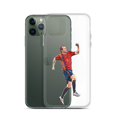 Iniesta Spain Winner Clear Case for iPhone® - The 90+ Minute