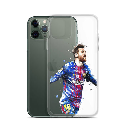 Lionel Messi Barca Vintage Clear Case for iPhone®