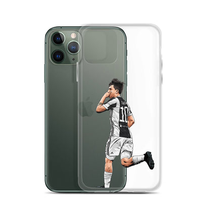 Dybala Mask Juve Clear Case for iPhone®