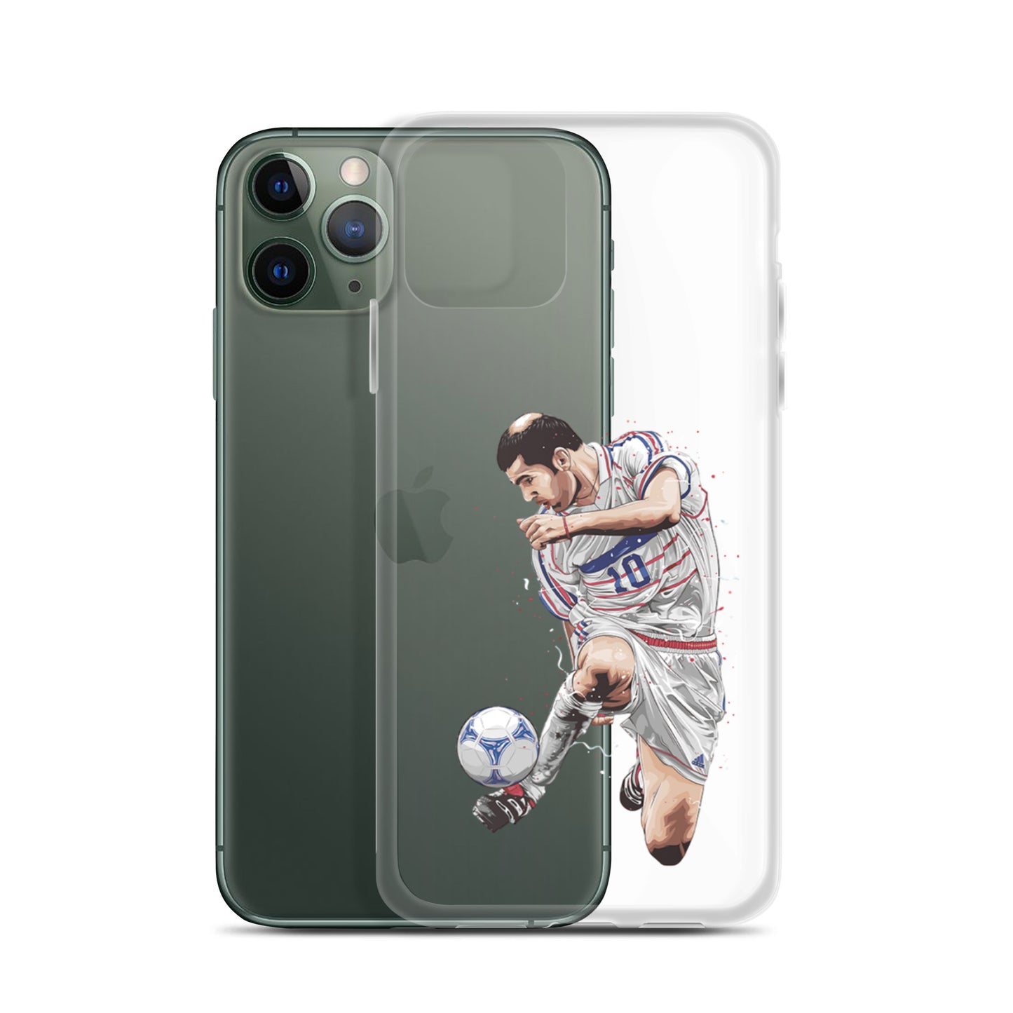 Zizou France Clear Case for iPhone®