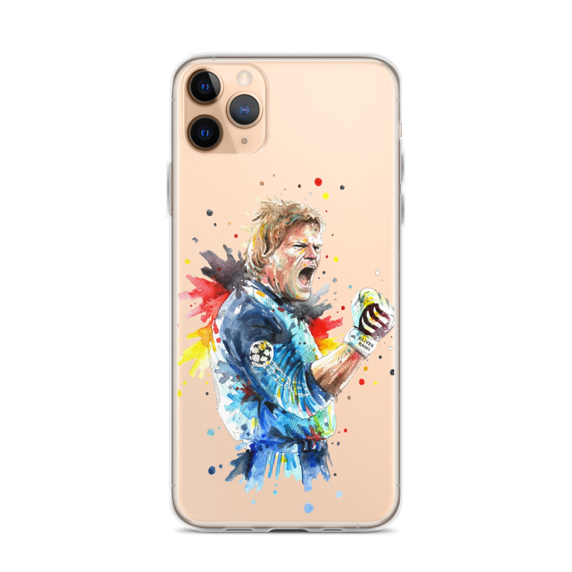 Germany Oliver Kahn Vintage Clear Case for iPhone® - The 90+ Minute