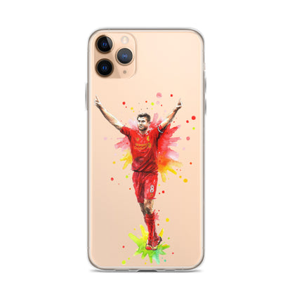 Liverpool Steven Gerrard Vintage Clear Case for iPhone® - The 90+ Minute
