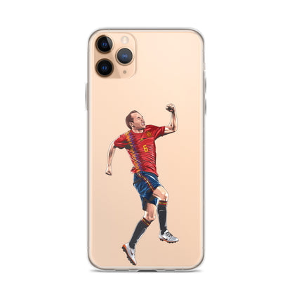 Iniesta Spain Winner Clear Case for iPhone® - The 90+ Minute