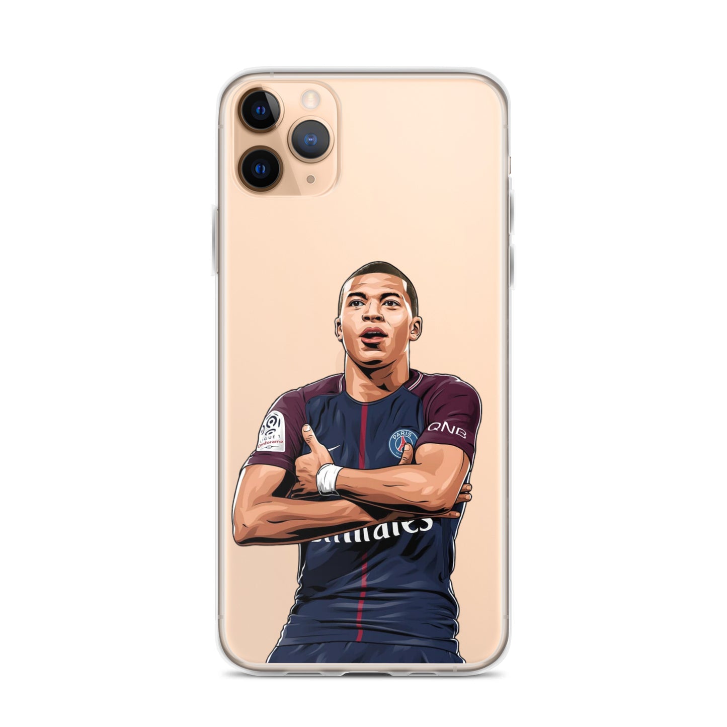 Mbappe Goal Celebration Clear Case for iPhone®