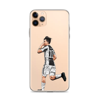 Dybala Mask Juve Clear Case for iPhone®
