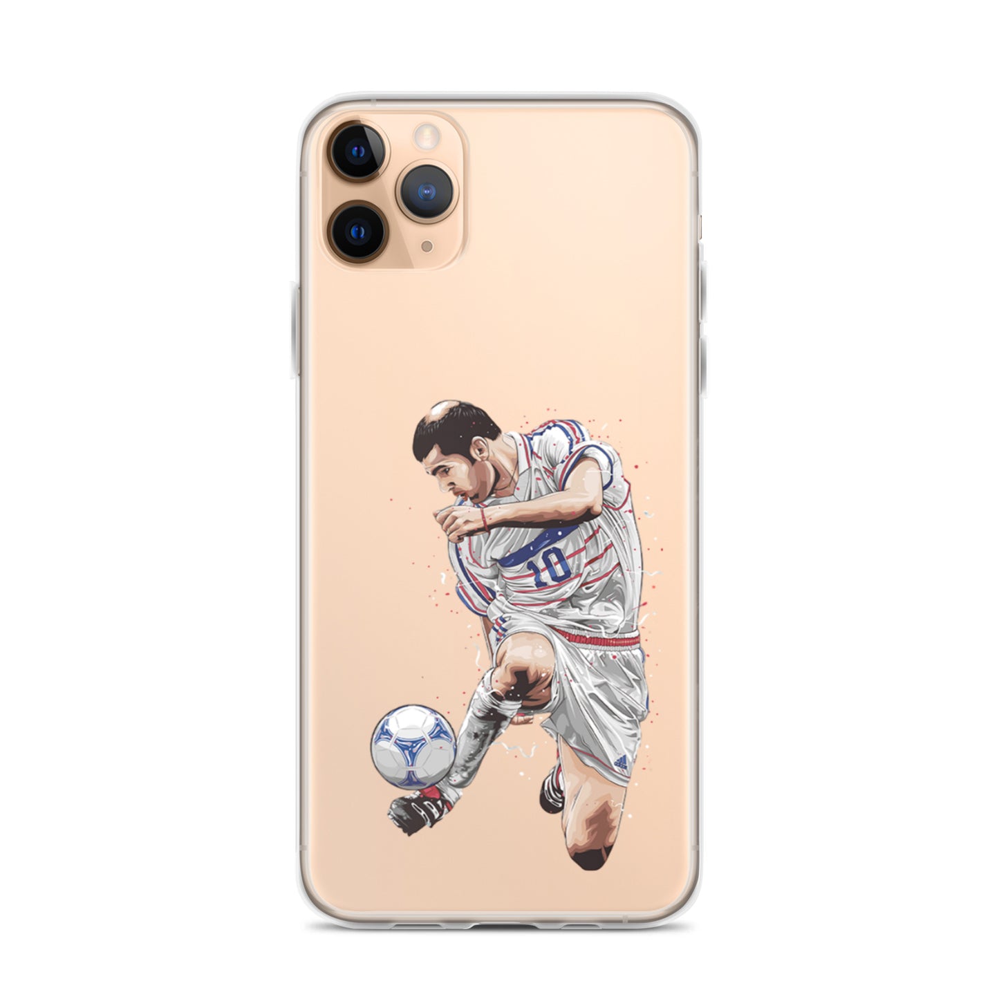 Zizou France Clear Case for iPhone®