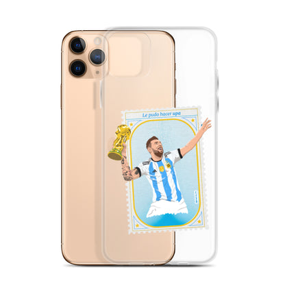 Messi's Lucky stamp ARG Clear Case for iPhone® - The 90+ Minute