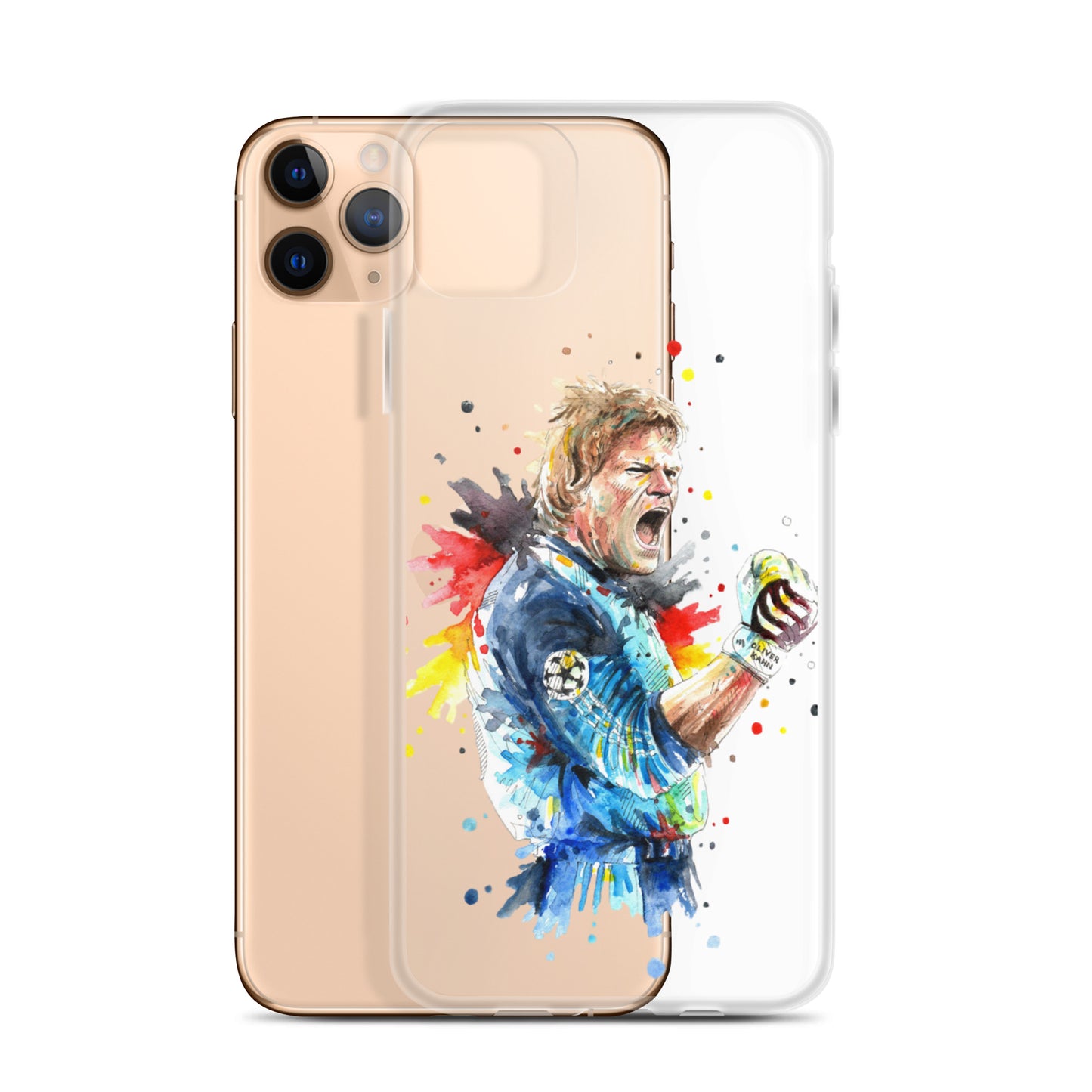 Germany Oliver Kahn Vintage Clear Case for iPhone® - The 90+ Minute