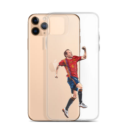 Iniesta Spain Winner Clear Case for iPhone® - The 90+ Minute