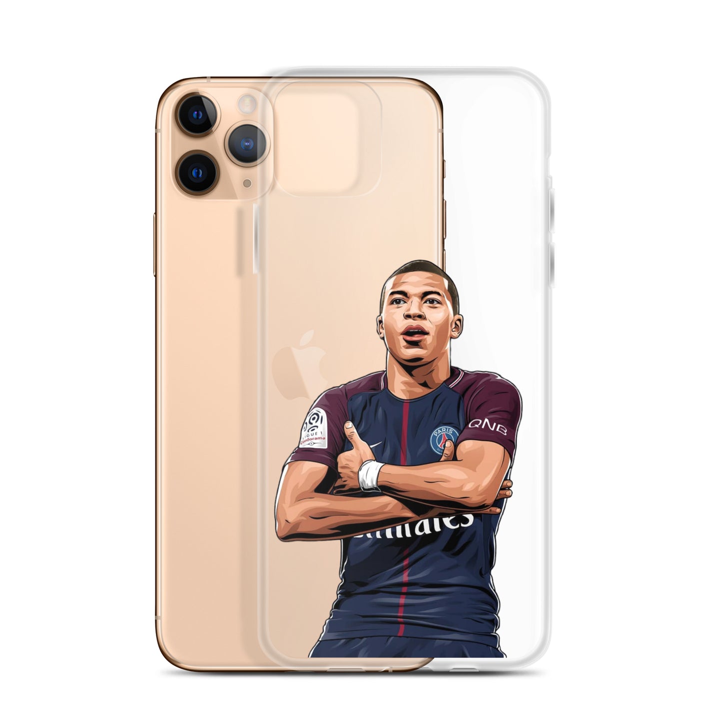 Mbappe Goal Celebration Clear Case for iPhone®