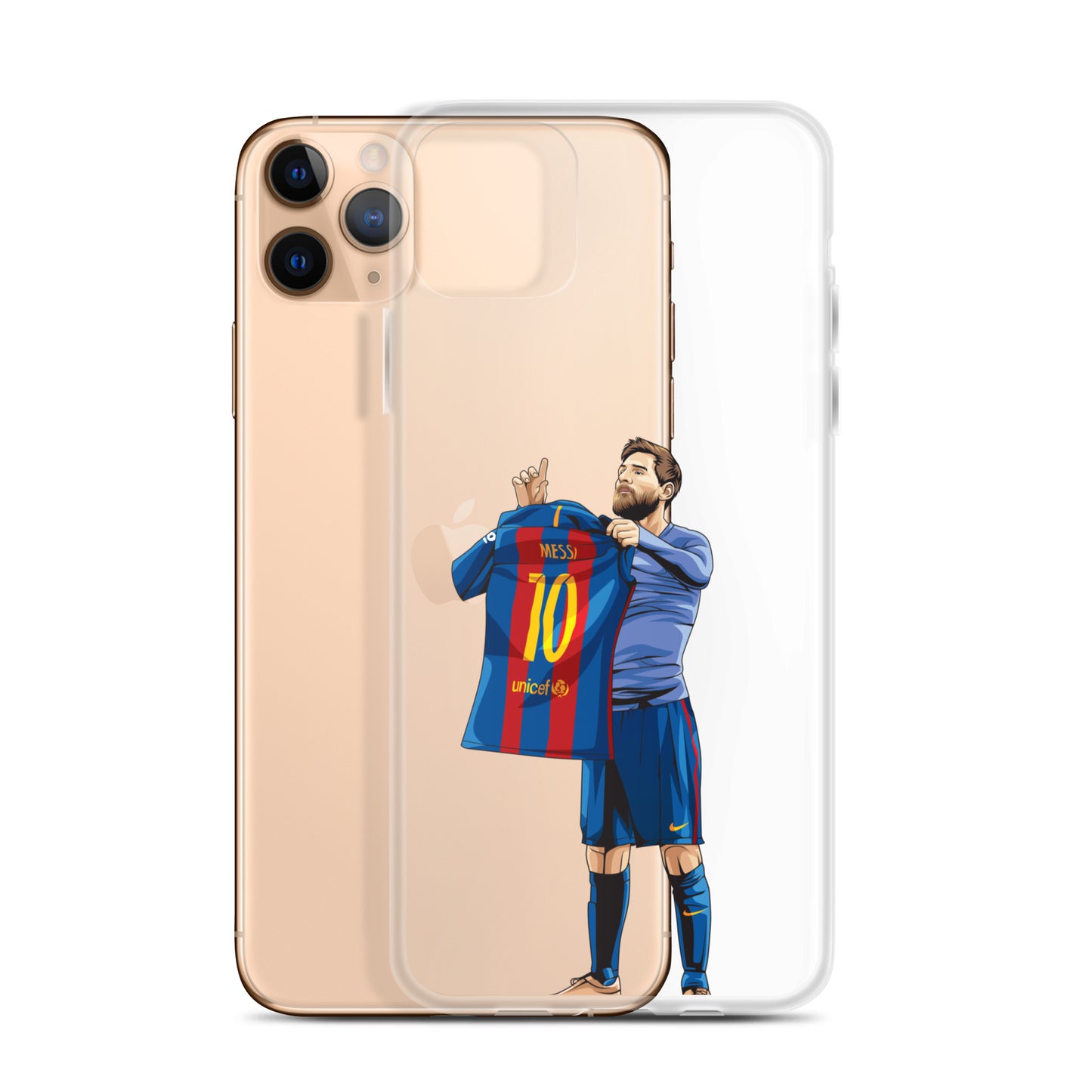 El Clasico Iconic Messi Celebration Clear Case for iPhone®