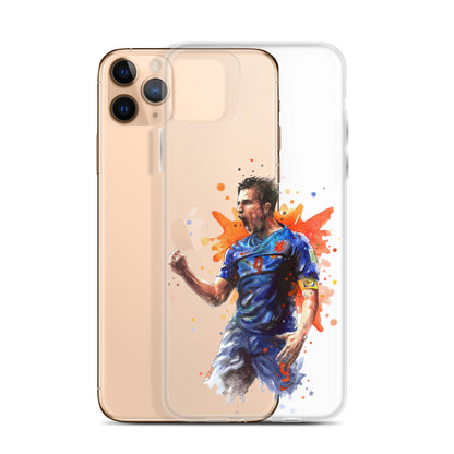 Netherlands Van Persie Vintage Clear Case for iPhone®