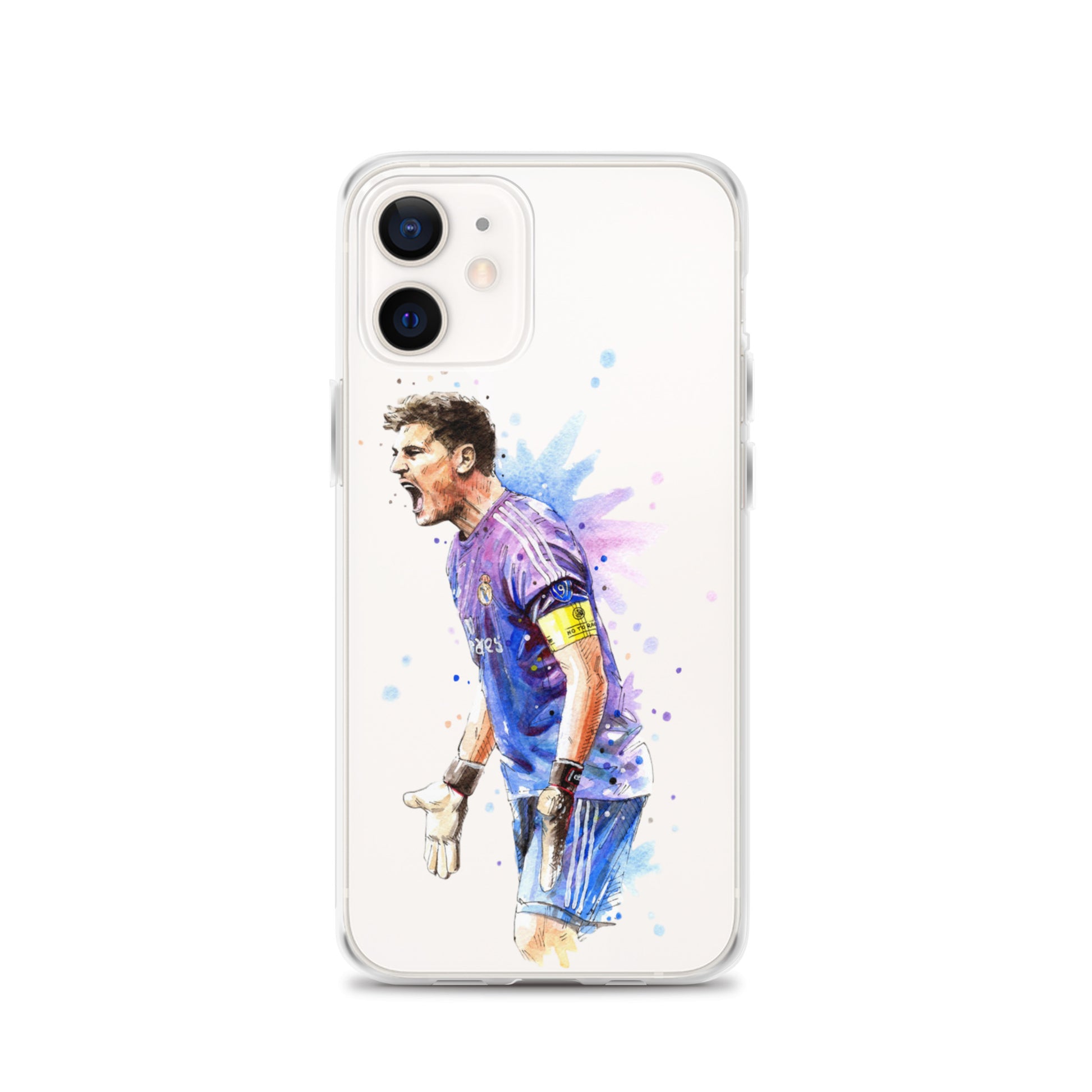 Real Madrid Legend Casillas Vintage Clear Case for iPhone® - The 90+ Minute