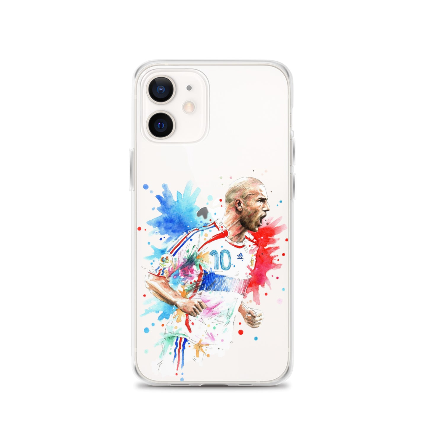 France Zinadine Zidane "Zizou" Vintage Clear Case for iPhone® - The 90+ Minute