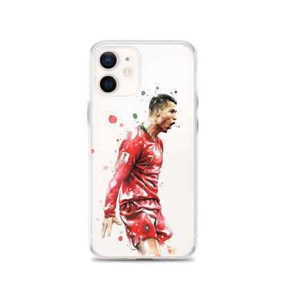 Ronaldo Portugal Celebration Vintage Clear Case for iPhone®