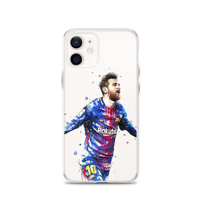 Lionel Messi Barca Vintage Clear Case for iPhone®