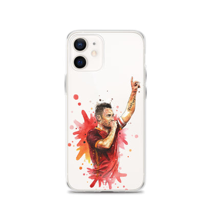 AS Roma Totti Eterno Vintage Clear Case for iPhone®