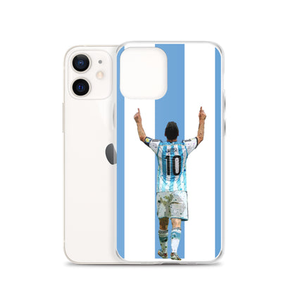 Messi Celebration Argentina Clear Case for iPhone® - The 90+ Minute