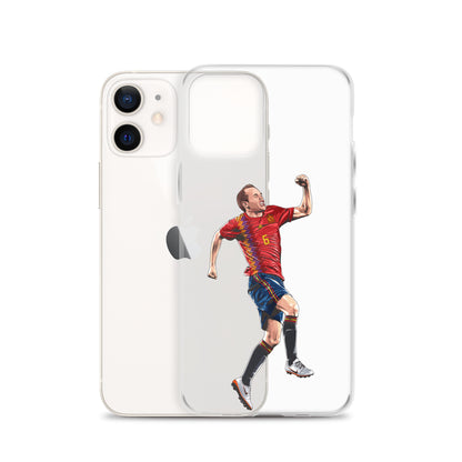 Iniesta Spain Winner Clear Case for iPhone® - The 90+ Minute
