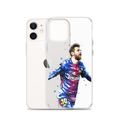 Lionel Messi Barca Vintage Clear Case for iPhone®