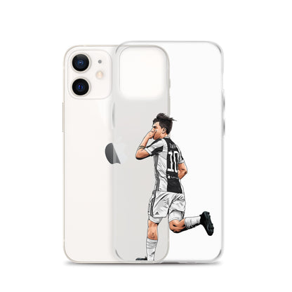 Dybala Mask Juve Clear Case for iPhone®