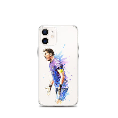Real Madrid Legend Casillas Vintage Clear Case for iPhone® - The 90+ Minute