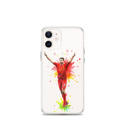 Liverpool Steven Gerrard Vintage Clear Case for iPhone® - The 90+ Minute
