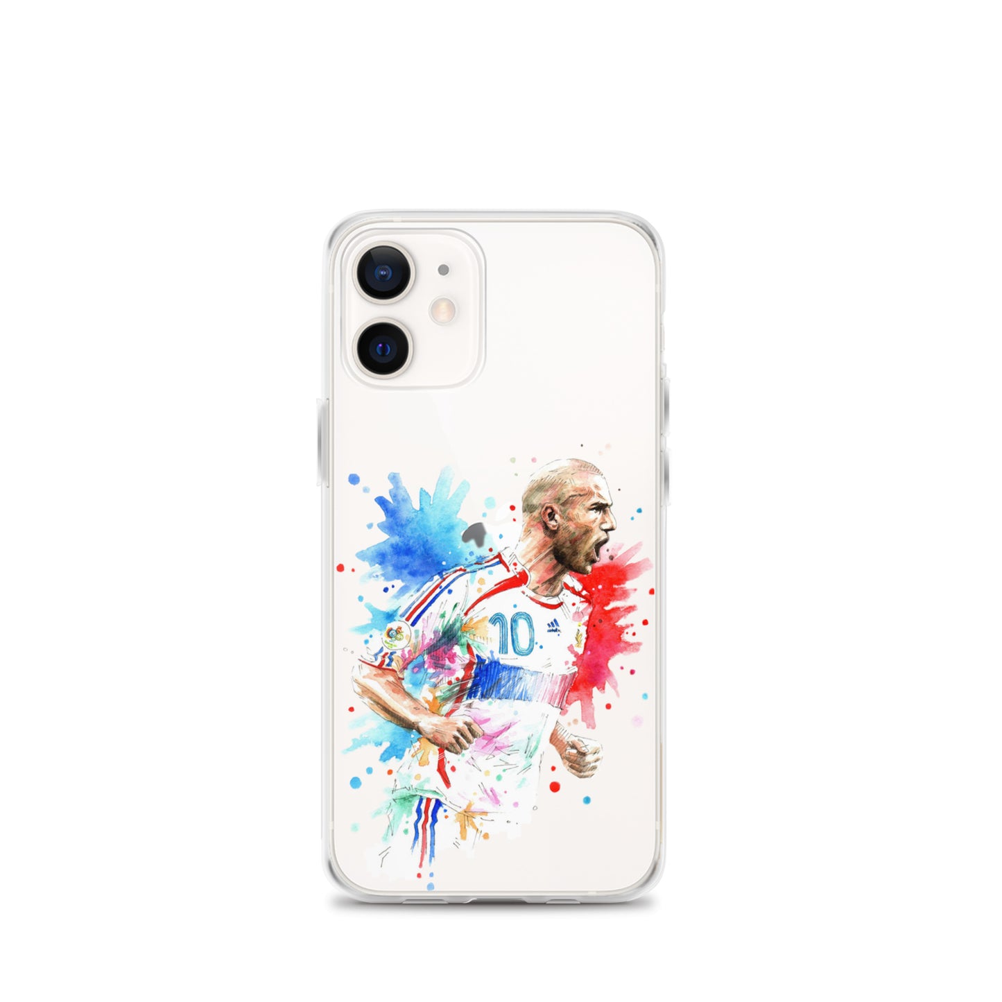 France Zinadine Zidane "Zizou" Vintage Clear Case for iPhone® - The 90+ Minute