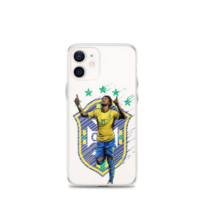Neymar Brazil Logo iPhone Clear Case - The 90+ Minute