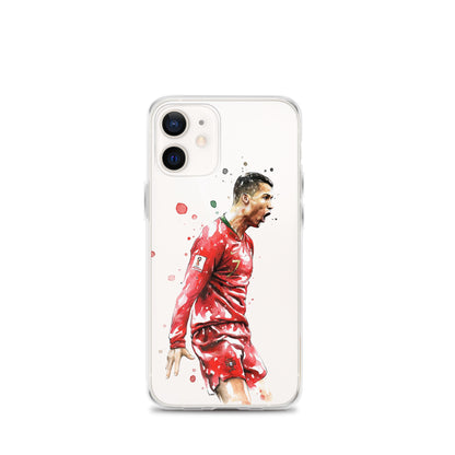 Ronaldo Portugal Celebration Vintage Clear Case for iPhone®