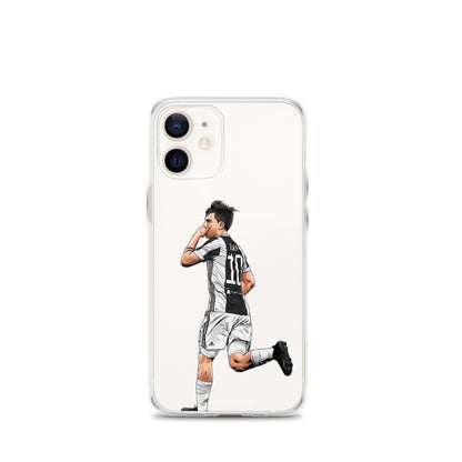 Dybala Mask Juve Clear Case for iPhone®